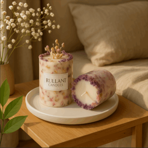 Botanical Candles – Florale Symphonie - Rose Champagner